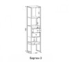Стеллаж Берген 3 - интернет-магазин недорогой мебели "Мебель в дом" город Советский, город Югорск