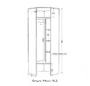 Шкаф Ольга Милк 9.1 угловой - интернет-магазин недорогой мебели "Мебель в дом" город Советский, город Югорск