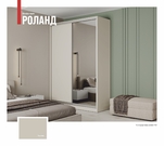 Шкаф-купе Роланд /двери ЛДСП/зеркало/глубина 590 мм - интернет-магазин недорогой мебели "Мебель в дом" город Советский, город Югорск