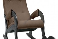 Кресло-качалка 707 с подножкой Verona Brown/венге  - интернет-магазин недорогой мебели "Мебель в дом" город Советский, город Югорск