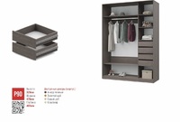 Блок ящиков в шкаф-купе Роланд (2ящ) Р90 - интернет-магазин недорогой мебели "Мебель в дом" город Советский, город Югорск