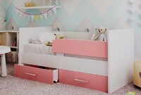 Кровать Сказка 1,6*0,8 с бортиком - интернет-магазин недорогой мебели "Мебель в дом" город Советский, город Югорск