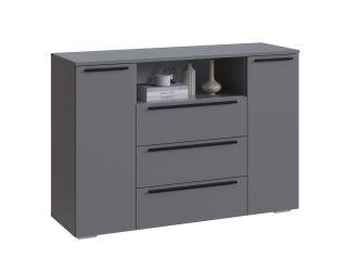 Комод Люмьер 3 ящика / 2 створки - интернет-магазин недорогой мебели "Мебель в дом" город Советский, город Югорск
