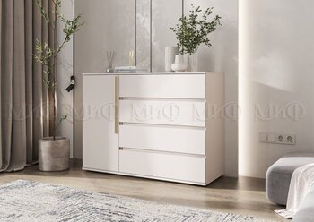 Комод Норд 1дв/4ящ - интернет-магазин недорогой мебели "Мебель в дом" город Советский, город Югорск